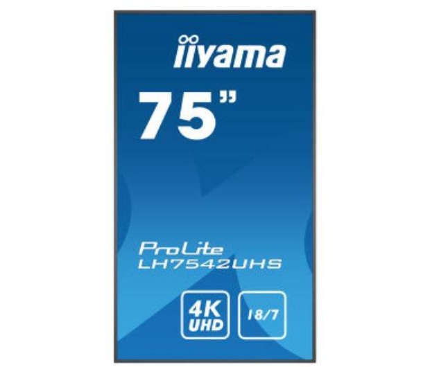 iiyama 74,5'' PROLITE LH7542UHS-B3 Czarny - 1375289 - zdjęcie 2